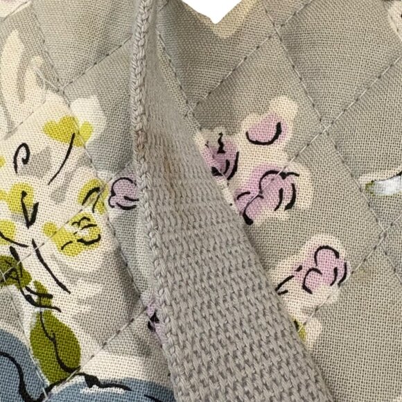 Vera Bradley Quilted Floral Laptop Bag With Shoulder Strap & Handles Fits 13" La - Picture 6 of 8